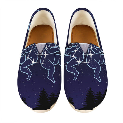 Gemini Constellation Print Casual Shoes