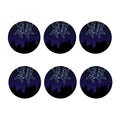 Gemini Constellation Print Coaster Set