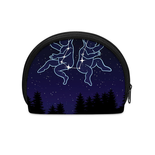 Gemini Constellation Print Coin Purse