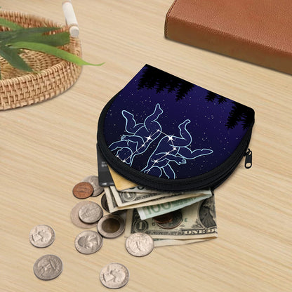 Gemini Constellation Print Coin Purse