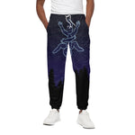 Gemini Constellation Print Cotton Pants
