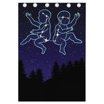 Gemini Constellation Print Curtain