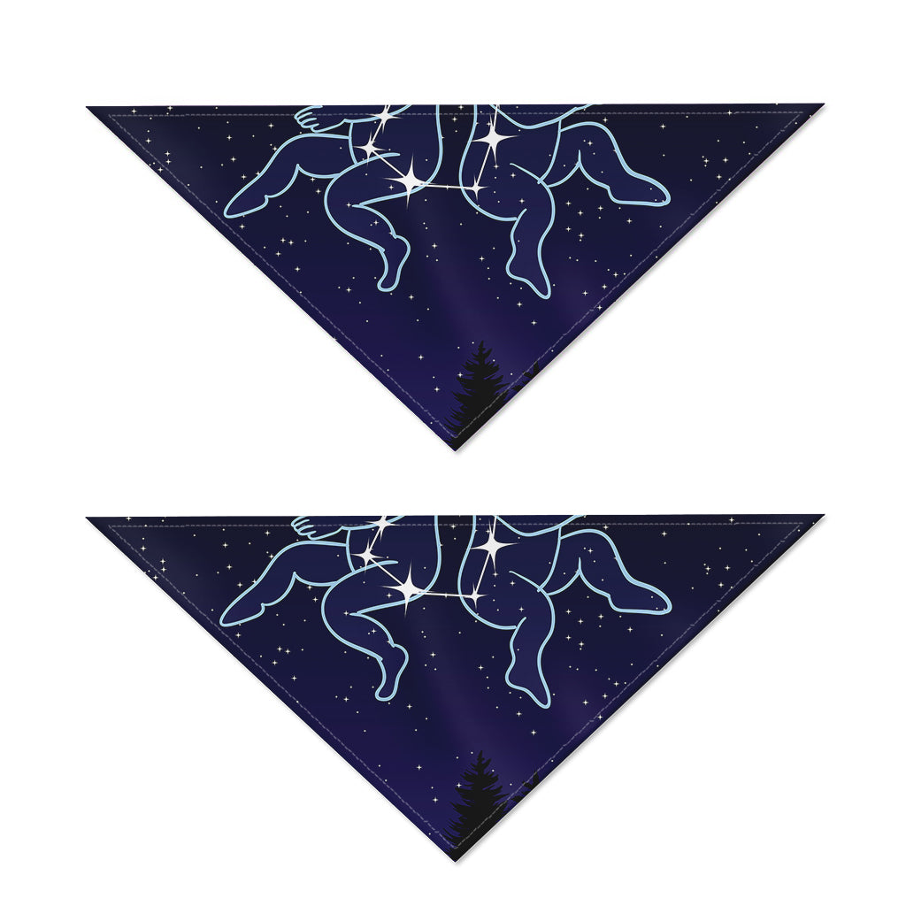 Gemini Constellation Print Dog Bandana