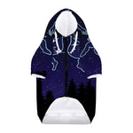 Gemini Constellation Print Dog Zip Up Hoodie