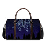 Gemini Constellation Print Duffle Bag