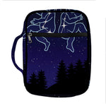 Gemini Constellation Print Front Pocket Bible Bag
