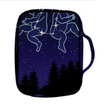 Gemini Constellation Print Front Pocket Bible Bag