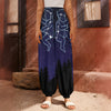 Gemini Constellation Print Harem Pants