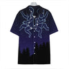 Gemini Constellation Print Hawaiian Shirt