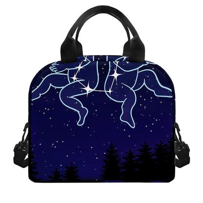 Gemini Constellation Print Insulated Lunch Bag