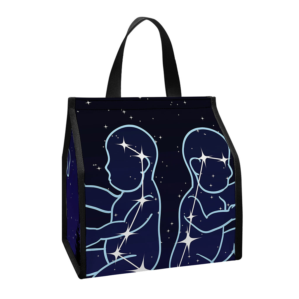 Gemini Constellation Print Insulated Lunch Tote