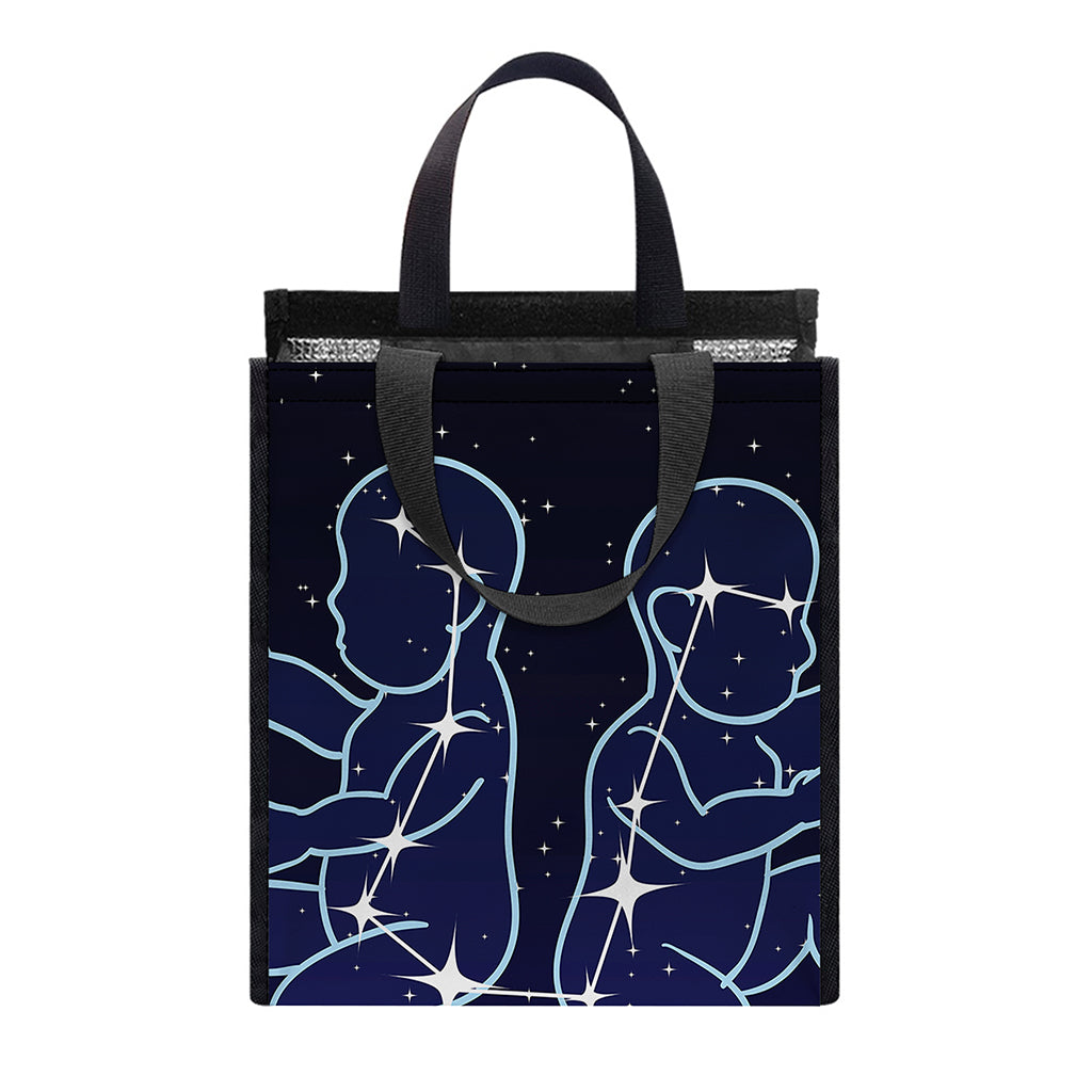 Gemini Constellation Print Insulated Lunch Tote