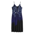 Gemini Constellation Print Jersey Midi Cami Dress