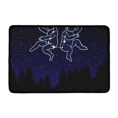 Gemini Constellation Print Kitchen Mat