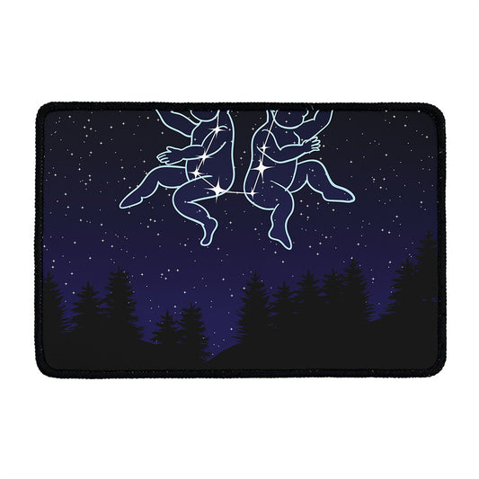 Gemini Constellation Print Kitchen Mat