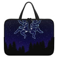 Gemini Constellation Print Laptop Sleeve With Handle