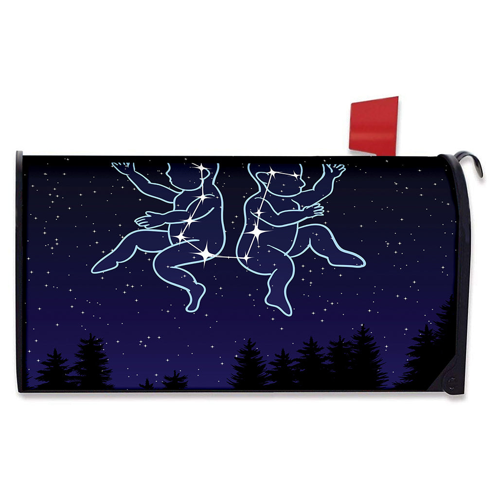 Gemini Constellation Print Mailbox Cover