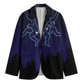 Gemini Constellation Print Men's Blazer
