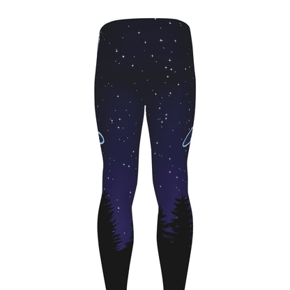 Gemini Constellation Print Men's leggings