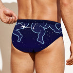Gemini Constellation Print Men's Swim Briefs