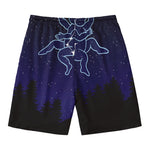 Gemini Constellation Print Men's Swim Trunks