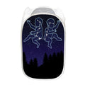 Gemini Constellation Print Mesh Laundry Hamper