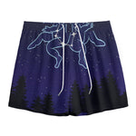 Gemini Constellation Print Mesh Shorts