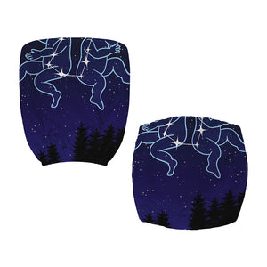 Gemini Constellation Print Office Chair Cover