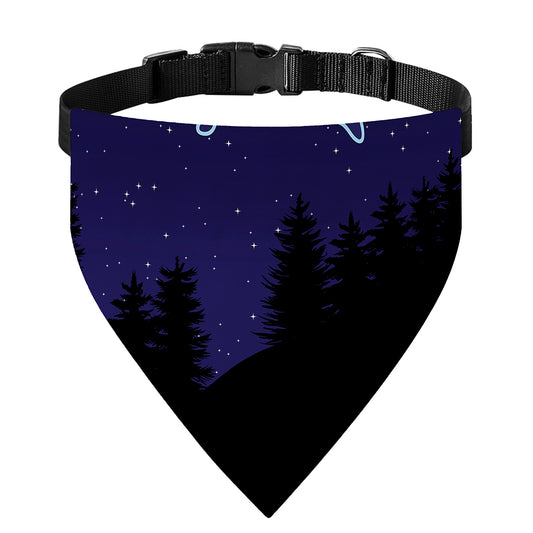 Gemini Constellation Print Over The Collar Dog Bandana