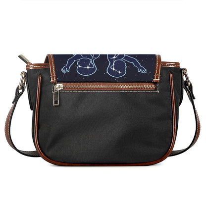 Gemini Constellation Print Saddle Bag