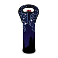 Gemini Constellation Print Single Neoprene Wine Tote