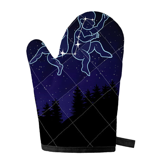 Gemini Constellation Print Single Oven Mitt