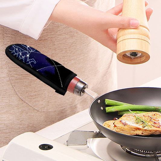 Gemini Constellation Print Skillet Handle Cover