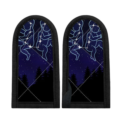 Gemini Constellation Print Skillet Handle Cover