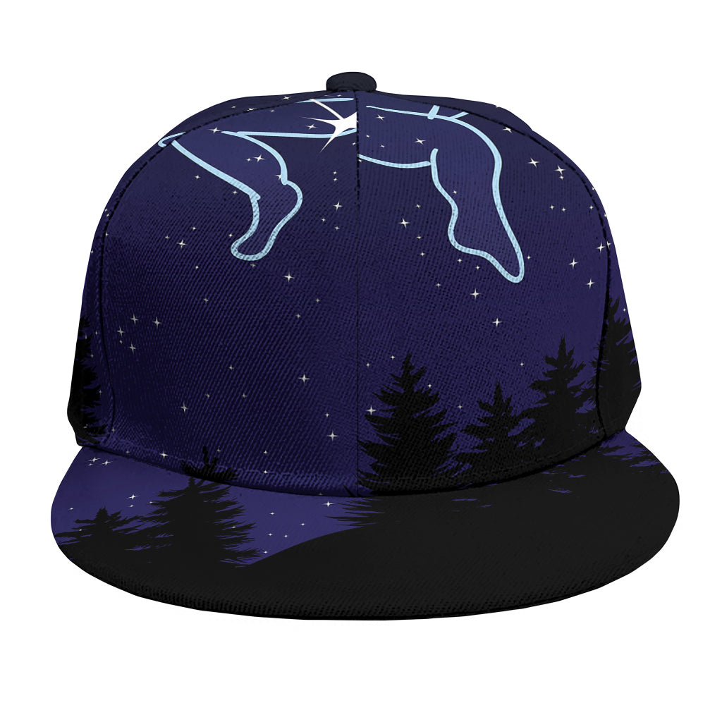 Gemini Constellation Print Snapback Cap