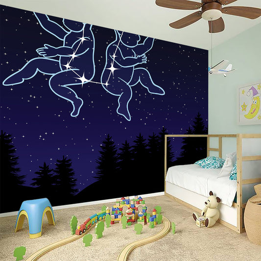 Gemini Constellation Print Wall Sticker