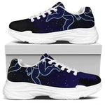 Gemini Constellation Print White Chunky Shoes