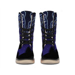 Gemini Constellation Print Winter Boots