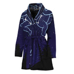 Gemini Constellation Print Women's Bathrobe