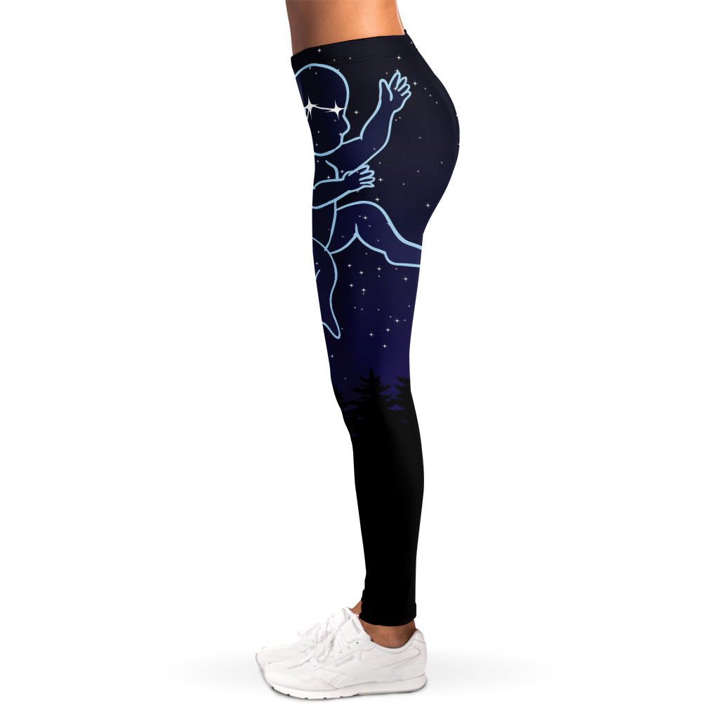 Gemini Constellation Print Women's Leggings