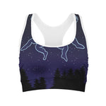 Gemini Constellation Print Women's Sports Bra