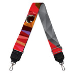 Geometric Bull Skull Print Bag Strap