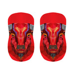 Geometric Bull Skull Print Bar Stool Covers