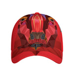 Geometric Bull Skull Print Baseball Cap