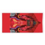 Geometric Bull Skull Print Beach Towel