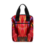 Geometric Bull Skull Print Bible Tote Bag