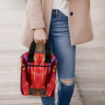 Geometric Bull Skull Print Bible Tote Bag