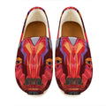 Geometric Bull Skull Print Casual Shoes