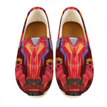 Geometric Bull Skull Print Casual Shoes