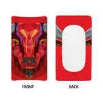 Geometric Bull Skull Print Changing Pad Cover